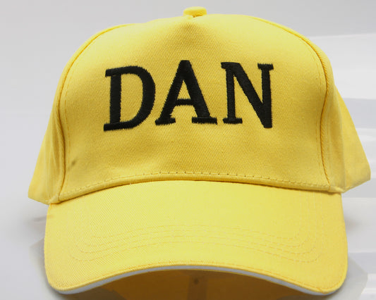 Yellow Embroidery Personalized Bulk With Logo Baseball Cap