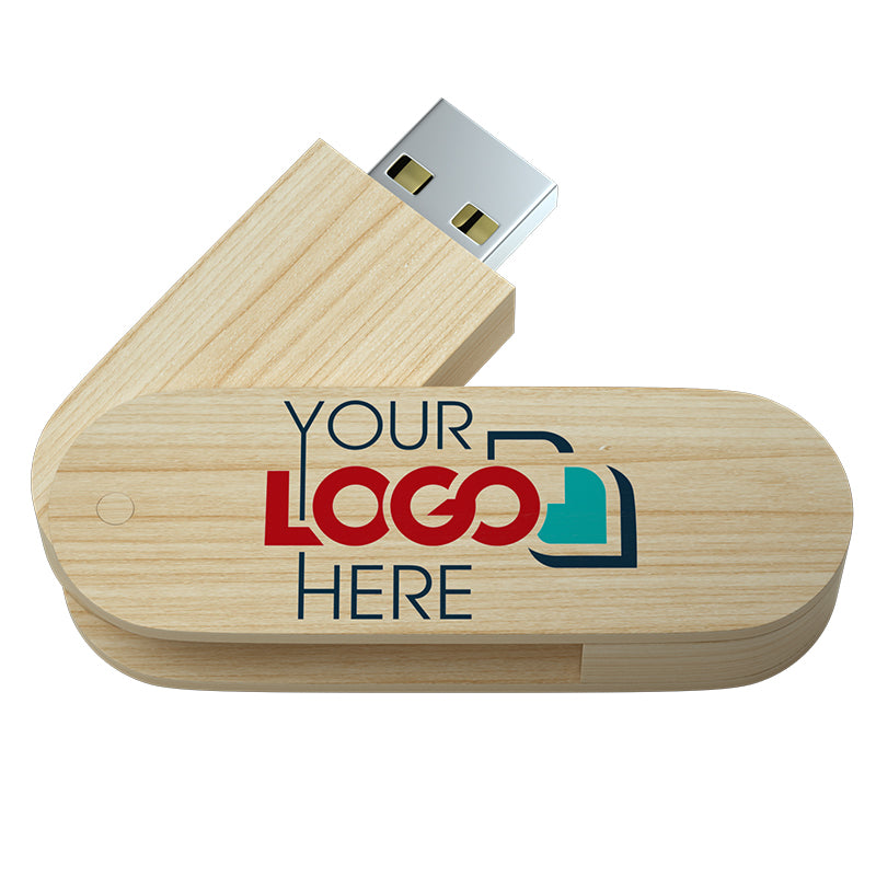 Wood Swivel USB-maple