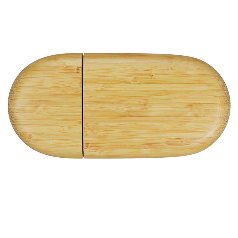 Wood Oval USB-Bamboo