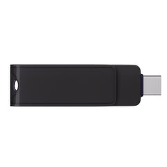 Custom Type C USB Flash Drive Promotional 2 in 1-Black